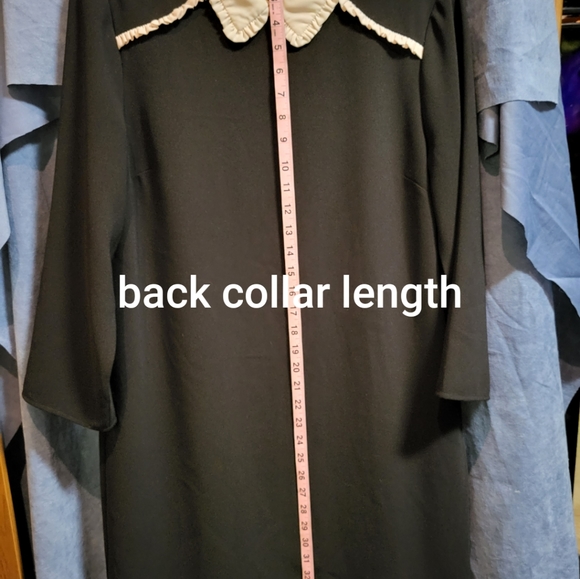 CeCe Black/White Dress Size 12 - Picture 9 of 13